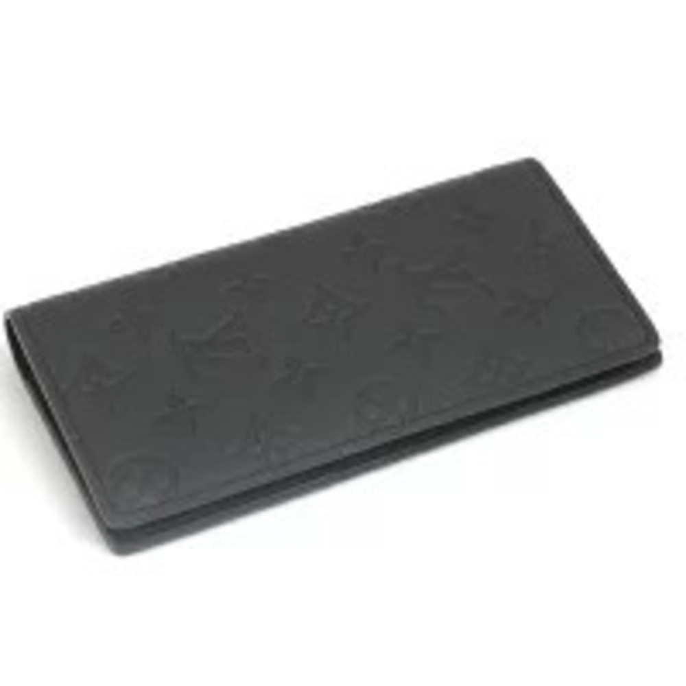 Louis Vuitton Monogram Shadow Black Portefeuille Brazza Long Wallet - Picture 2 of 3